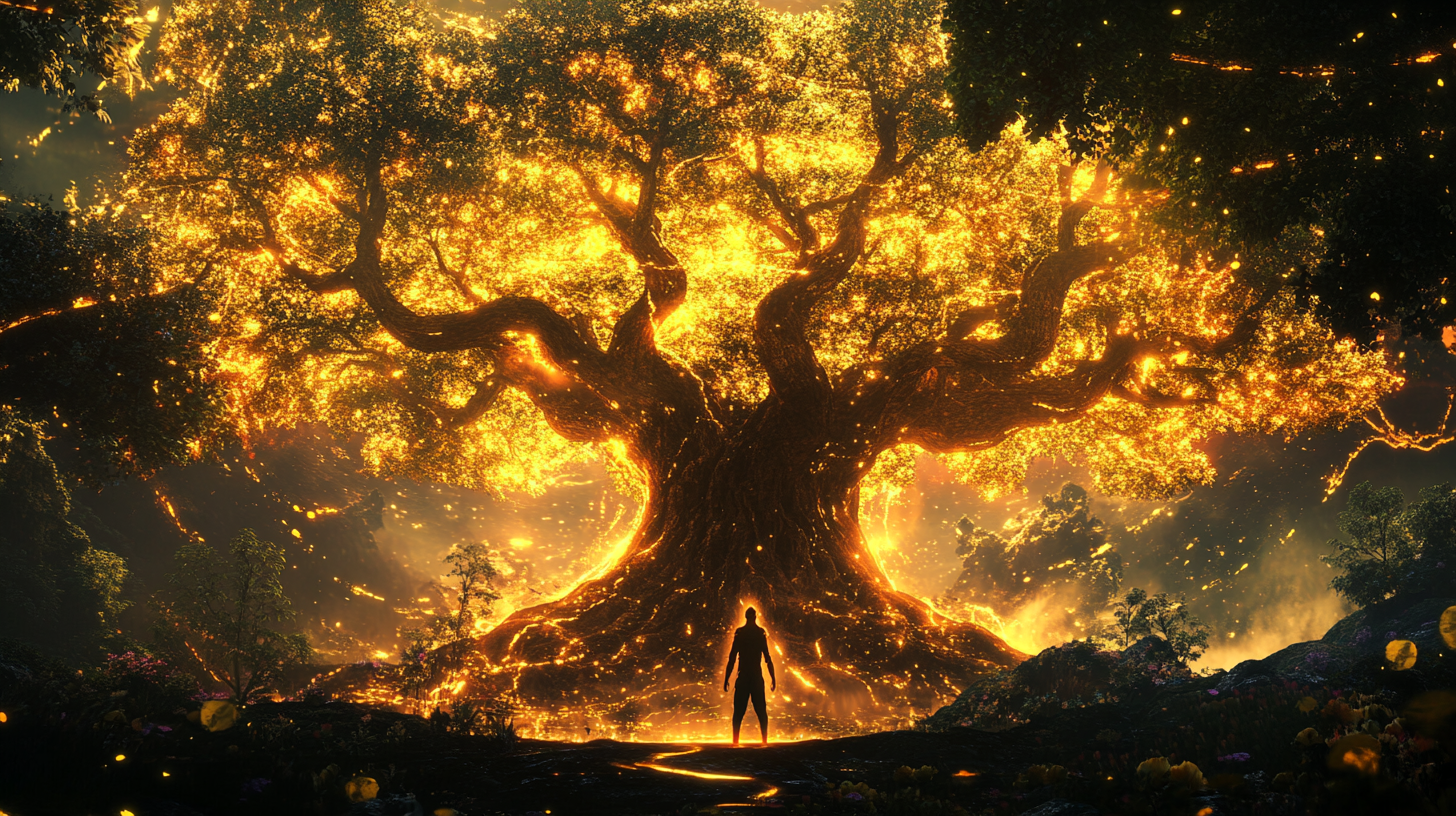 The Glowing Grand Tree of Life