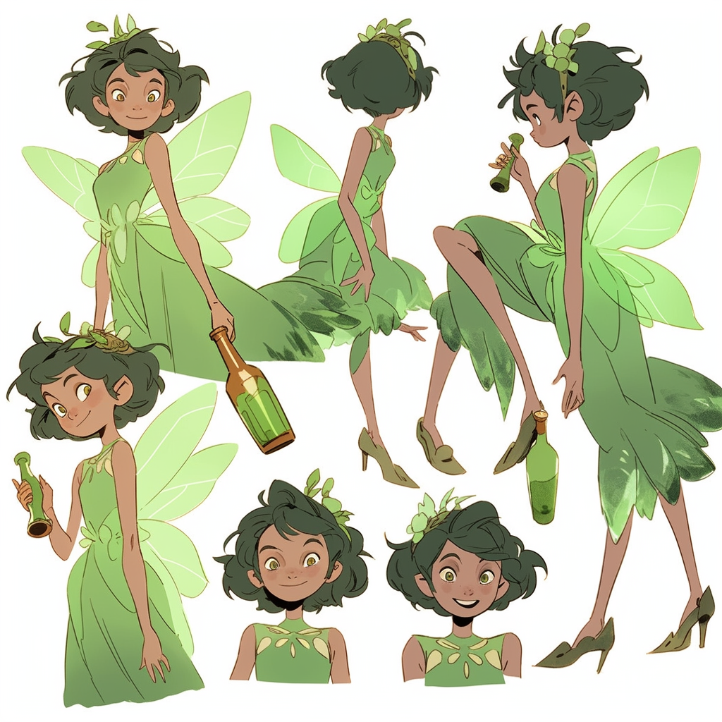 The Green Fairy and Tinkerbell Character Sheet