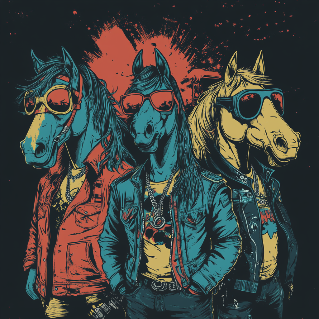 The Horse Rock Band: Y2K T-shirt Glory