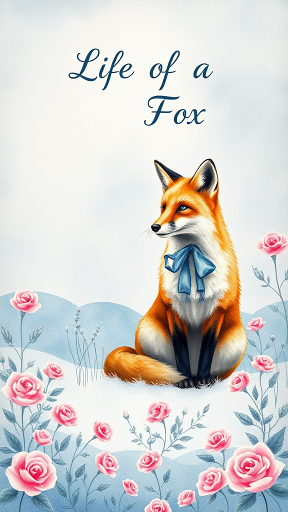 The Life of a Fox - A Vintage Snowy Field Adventure