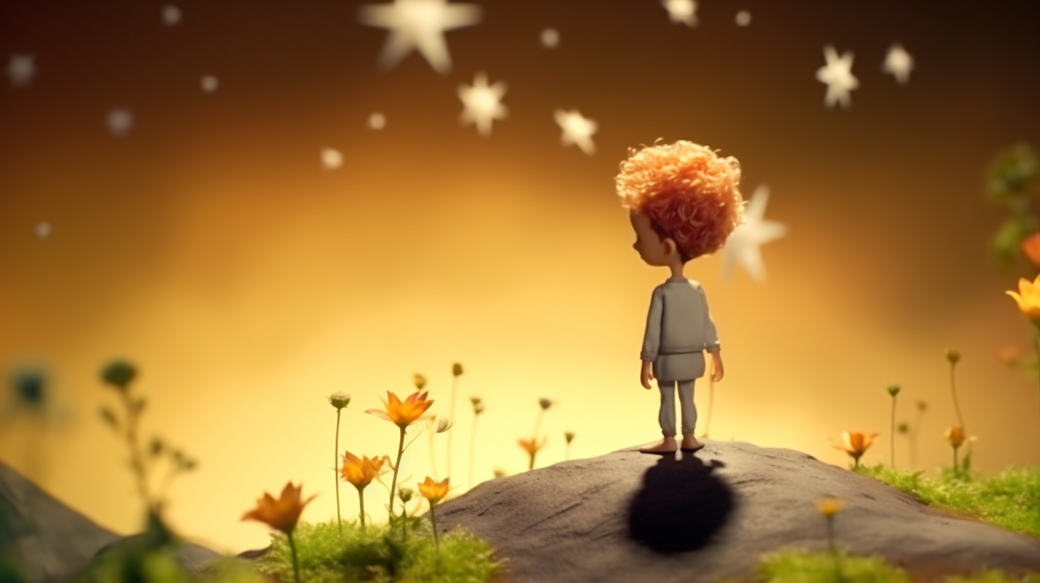 The Little Prince's Tiny Flower Planet: A Dreamy Animation