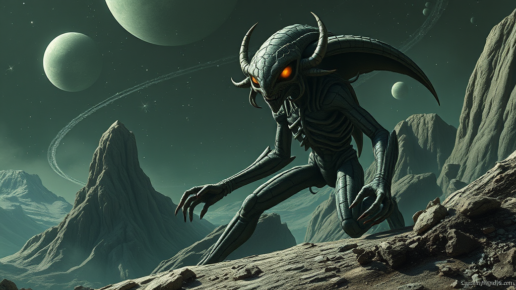 The Lyran Alien Being