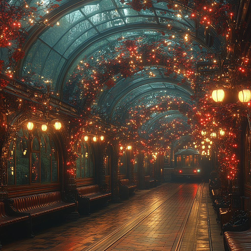 The Magical Fairytale Train Station at New Year's