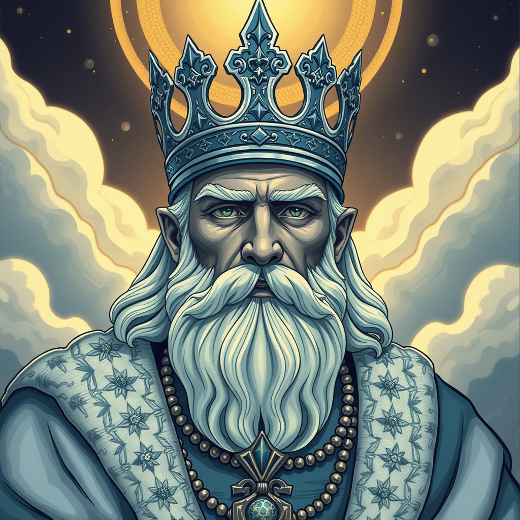 The Majestic King on his Throne