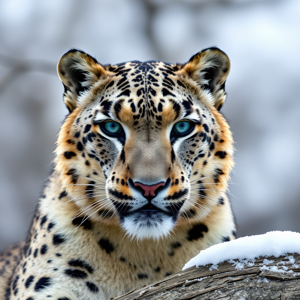 The Majestic Snow Leopard