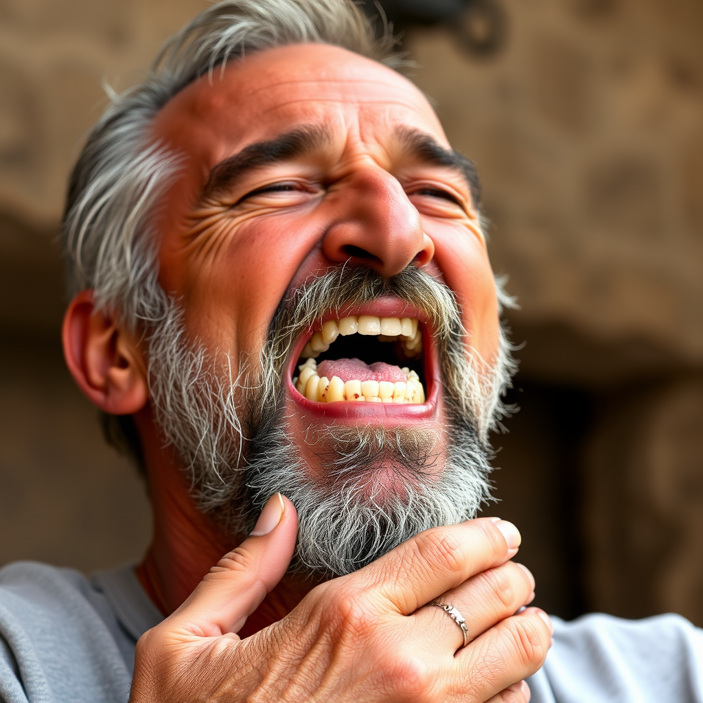 The Man Biting