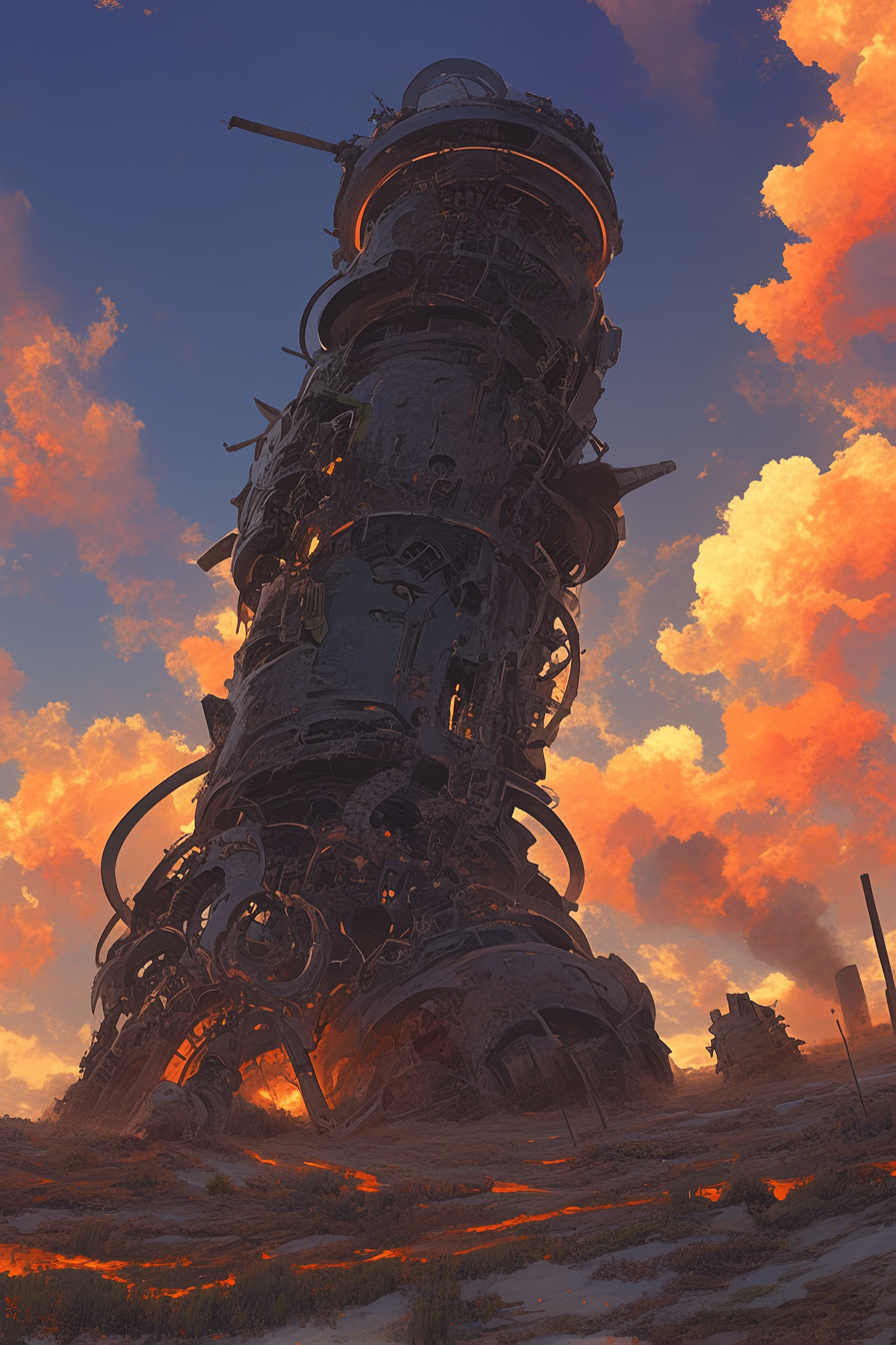 The Massive Steampunk Cannon in Wasteland