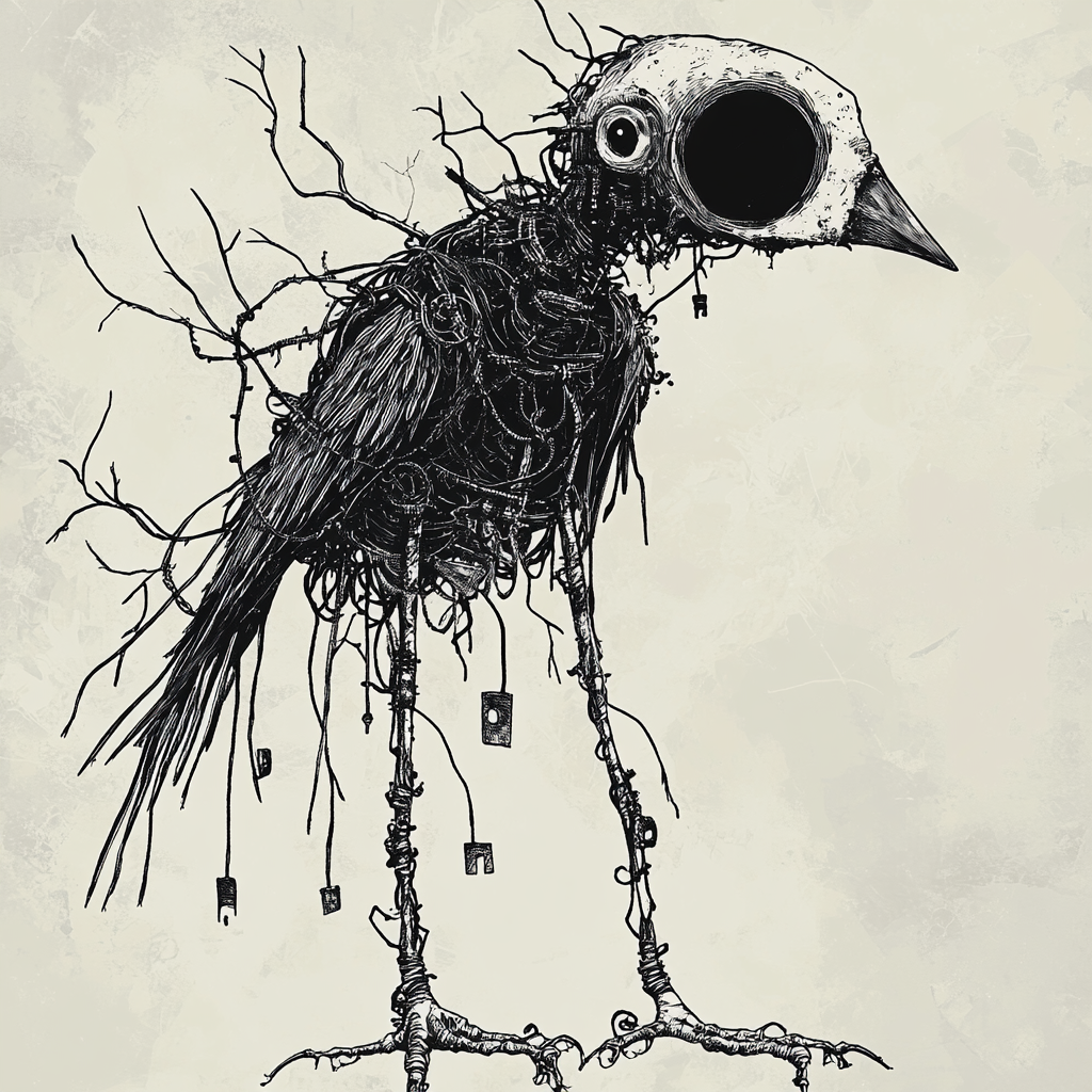 The Mechanical Bird: A Whimsical Yet Eerie Creation