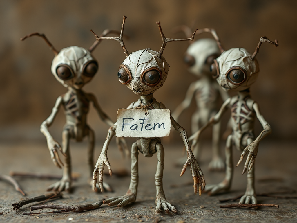 The Misfit Alien Creatures Find Message