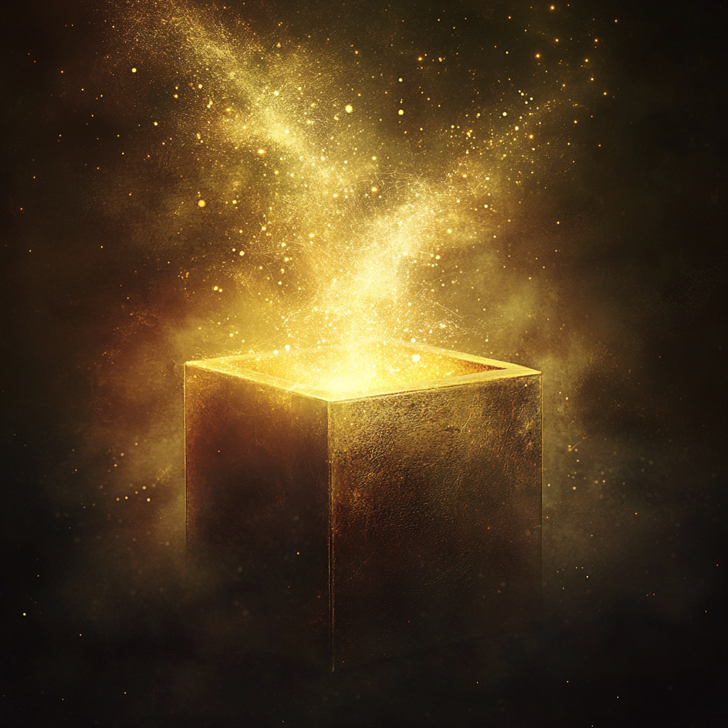 The Mysterious Box with Glowing Light