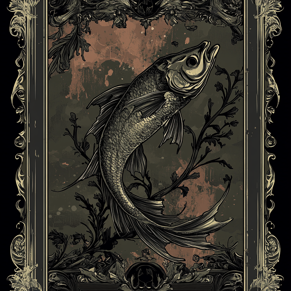 The Mysterious Sardine Tarot Card