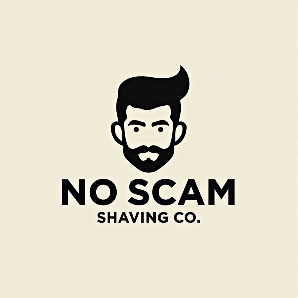 The No Scam Shaving Co. Bold Logo