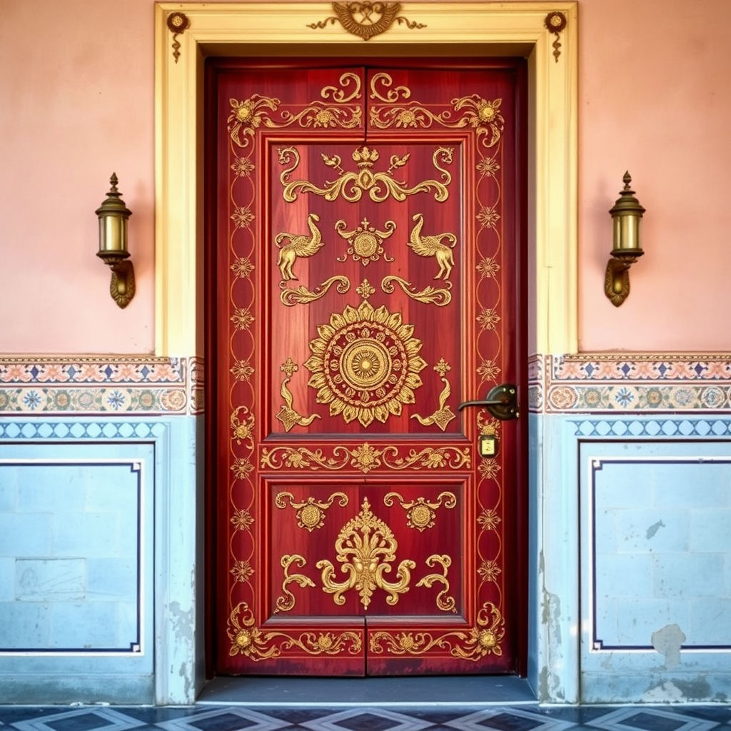 The Ornate Traditional Royal Indian Door