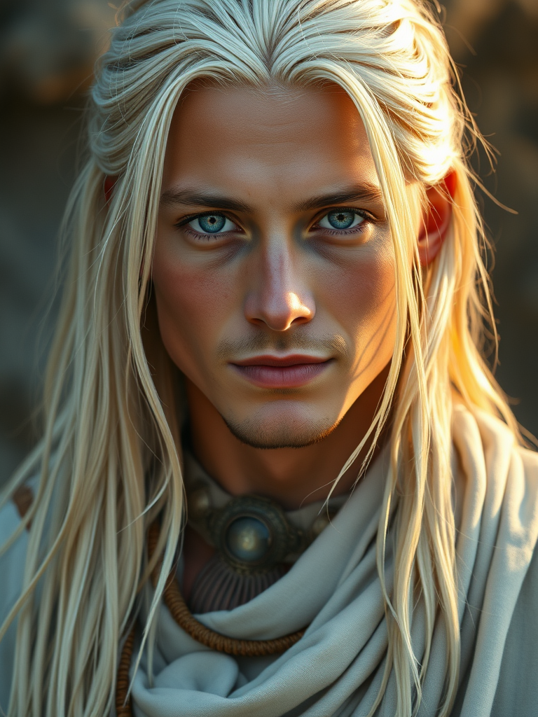 The Otherworldly, Wise Young Man in Ethereal White