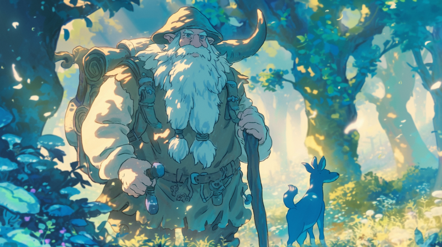 The Peaceful Firbolg in the Enchanted Forest