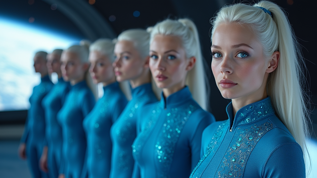 The Pleiadian Crew on Earth-Orbiting Starship