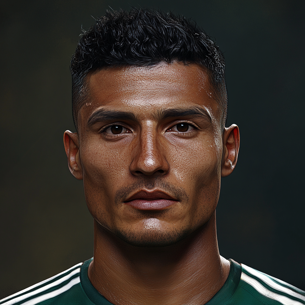 The Portrait of a Driven Mexican-Brazilian Soccer Player