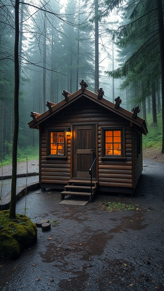 The Rainfall Cabin in the Woods