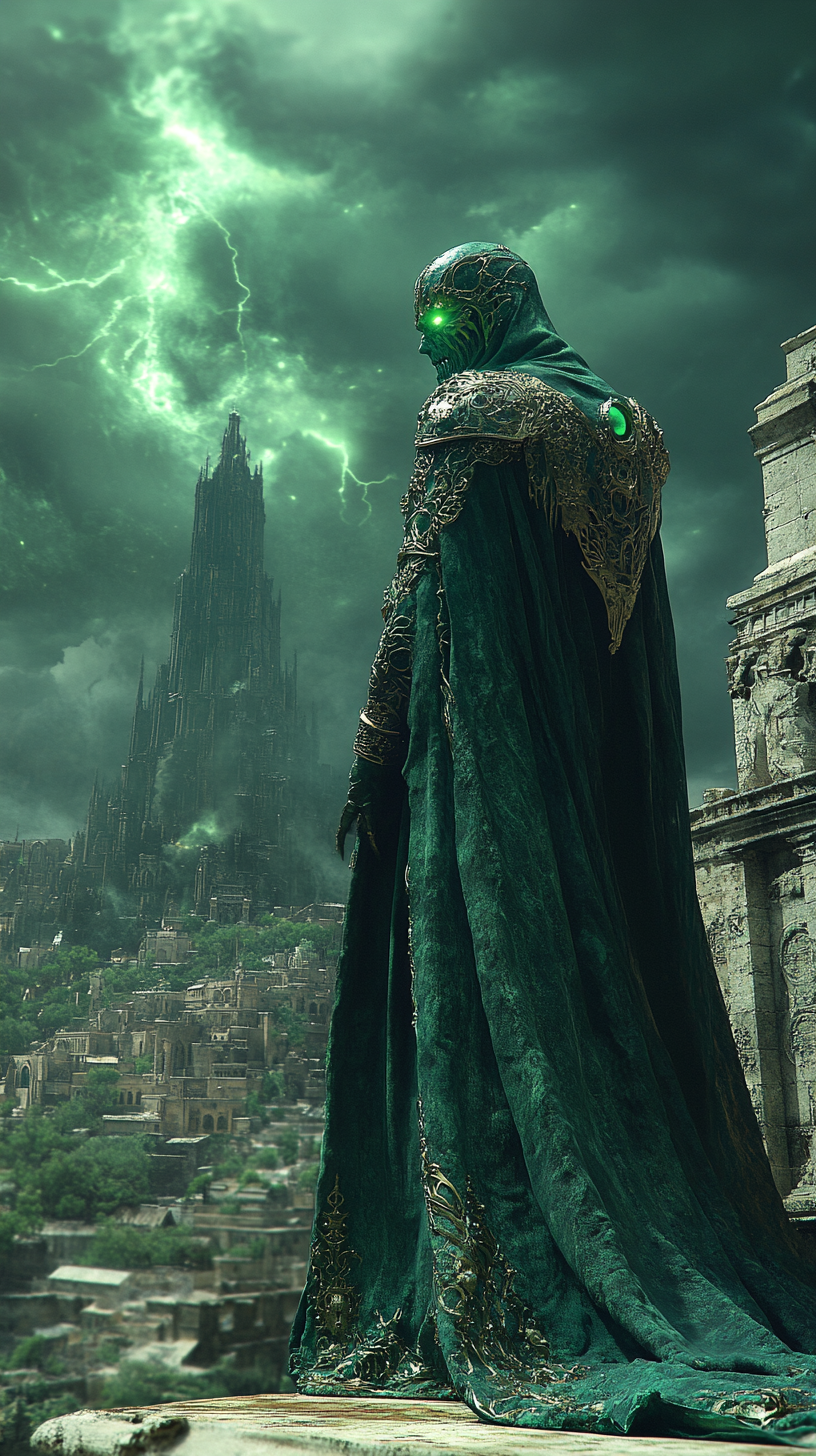 The Silent King's Regal Sorrow: Overlooking Necron Empire.