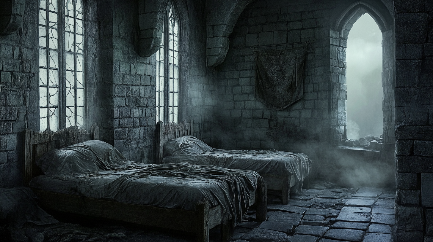 The Spooky Medieval Castle Dormitory Video Game Concept