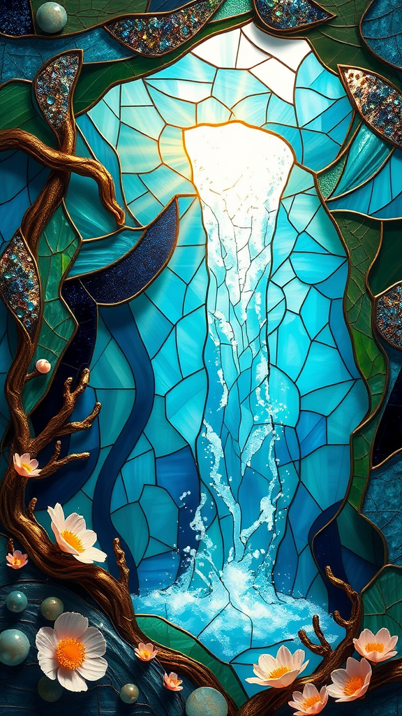 The Sunlit Underwater Stained Glass Grotto