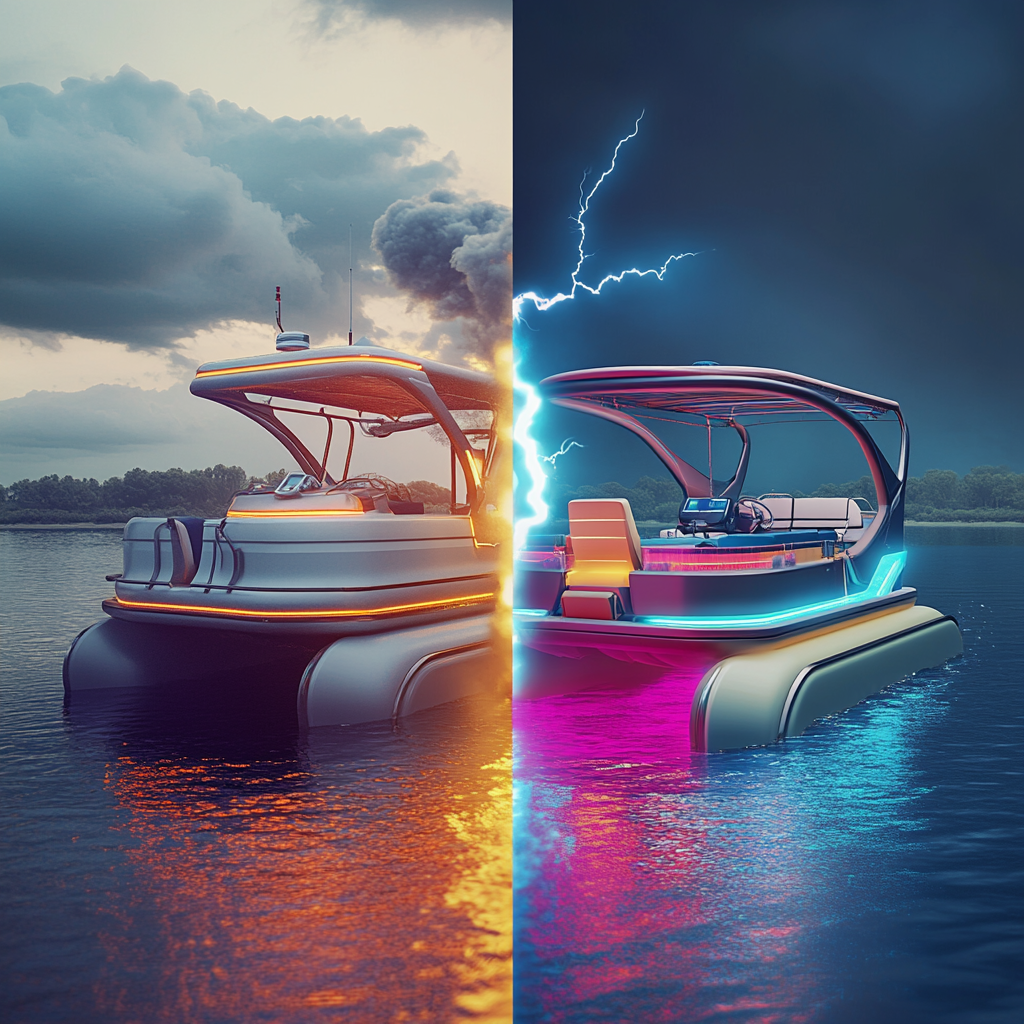 The Transformation of Pontoon Boat: Gasoline to Electric