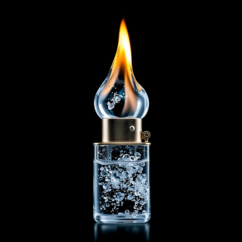 The Water Flame on Lighter