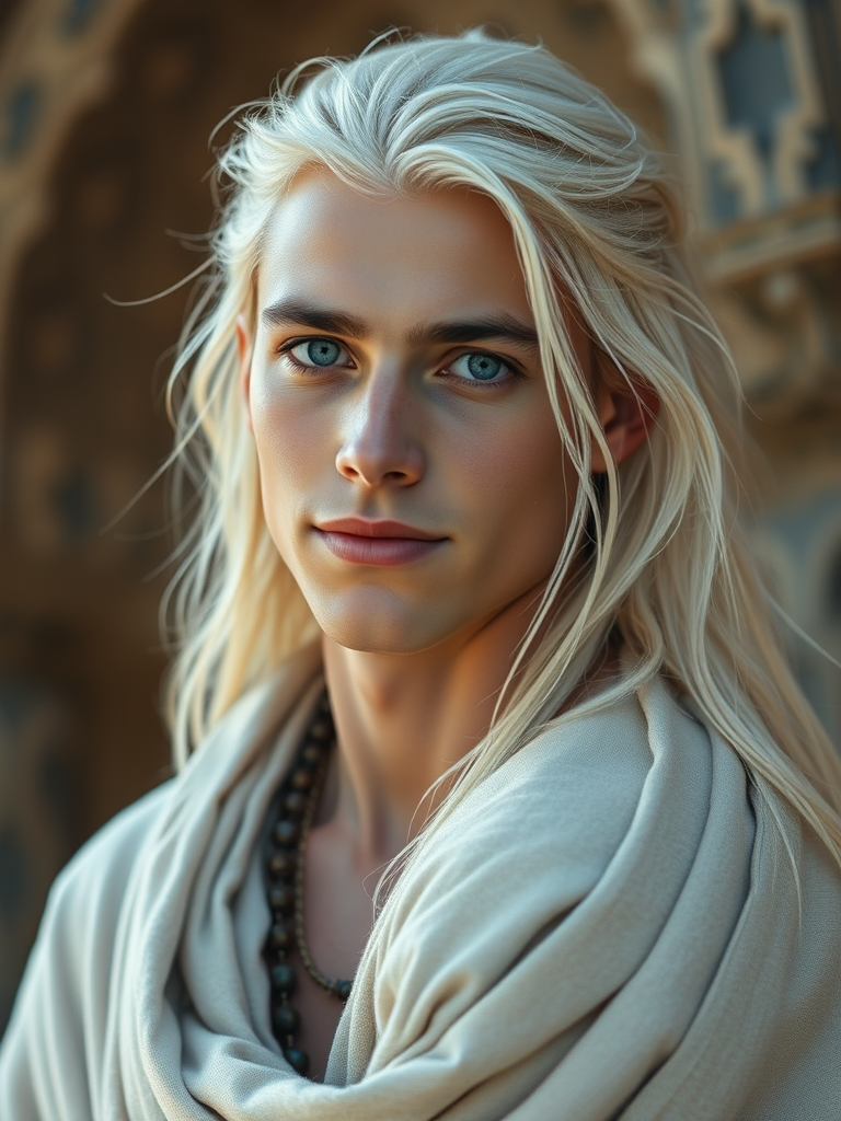 The Wise, Otherworldly Young Man in White