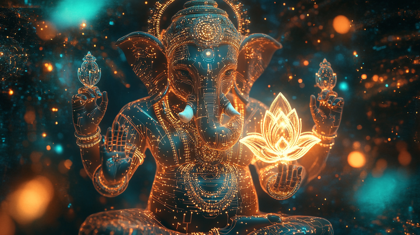 The Wise Lord Ganesha: AI Journey Enlightenment