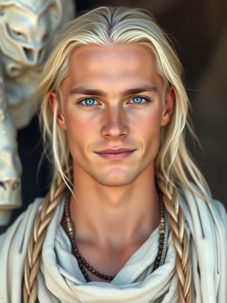 The Wise Young Man with Piercing Blue Eyes