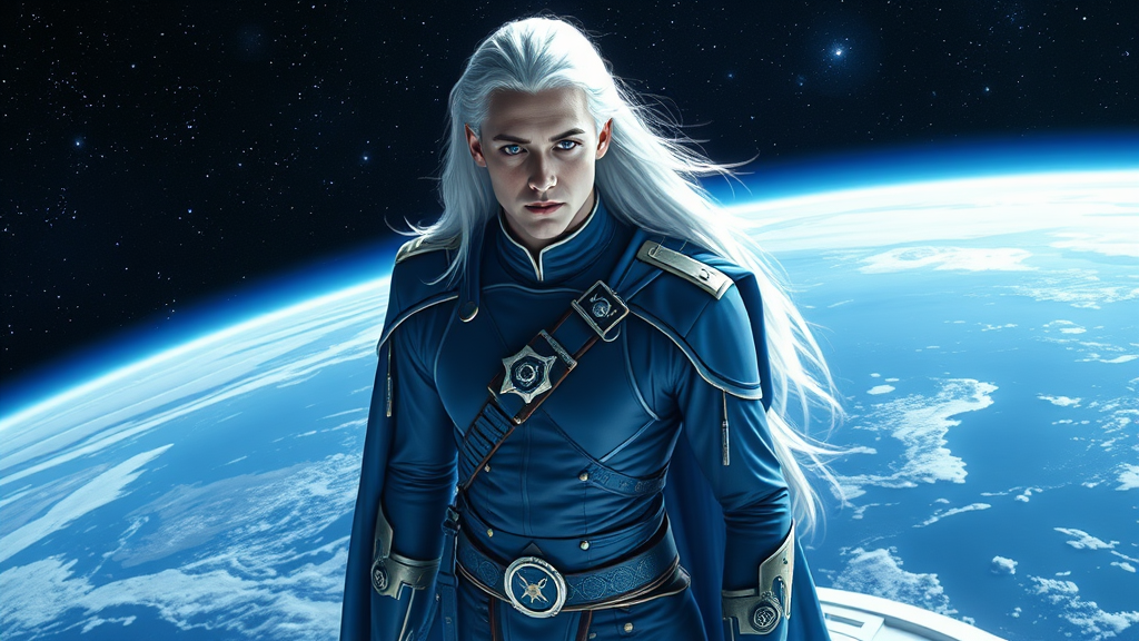 The Young Pleiadian Commander Aboard His Starship