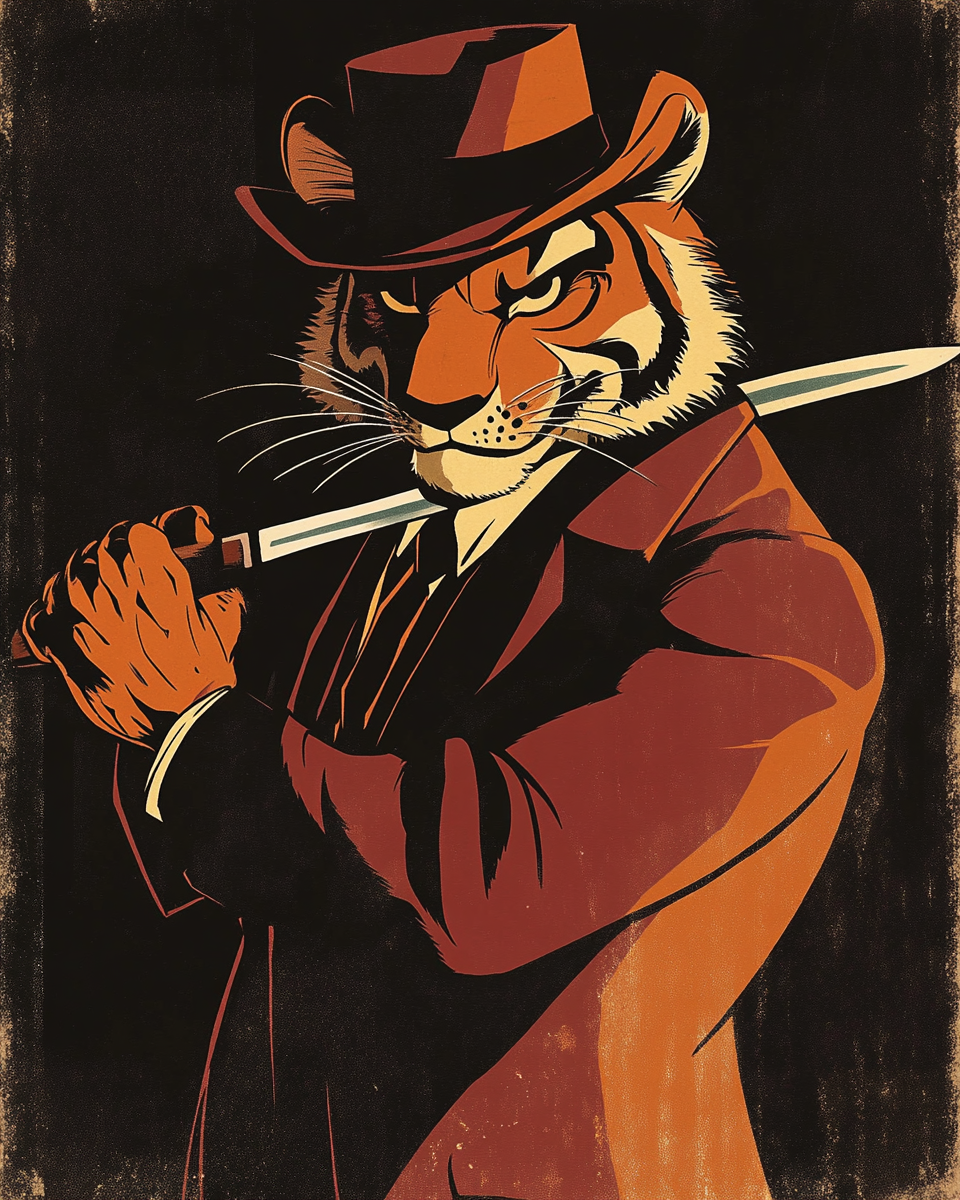 Tony the Tiger as Gangster in Moody Comic