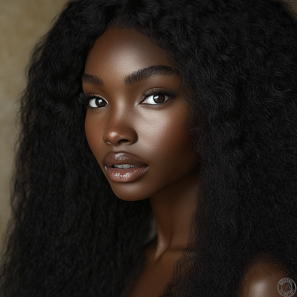 Ultra-Realistic African Woman Portrait in Natural Light