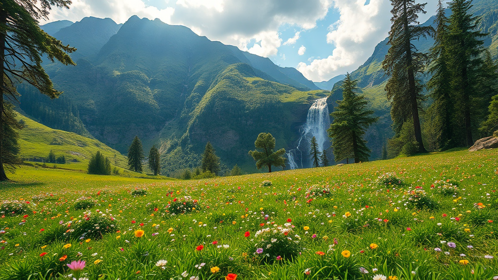 Valley of Flowers: A Heavenly Paradise Scene