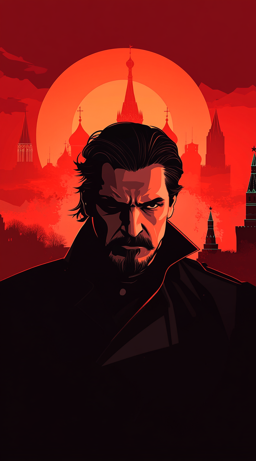 Viktor Reznov in Moscow at Sunset