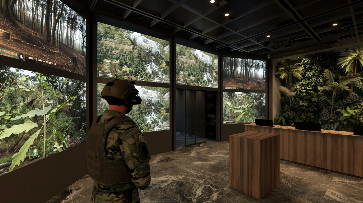 Virtual Reality Training Center for Military and Police