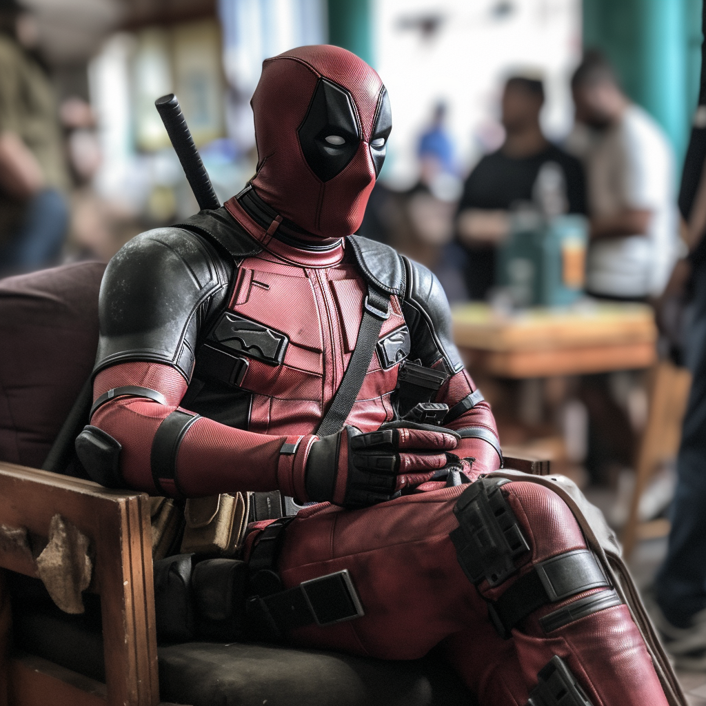 Vivid Cosplay Event: Deadpool Strikes Cheeky Pose