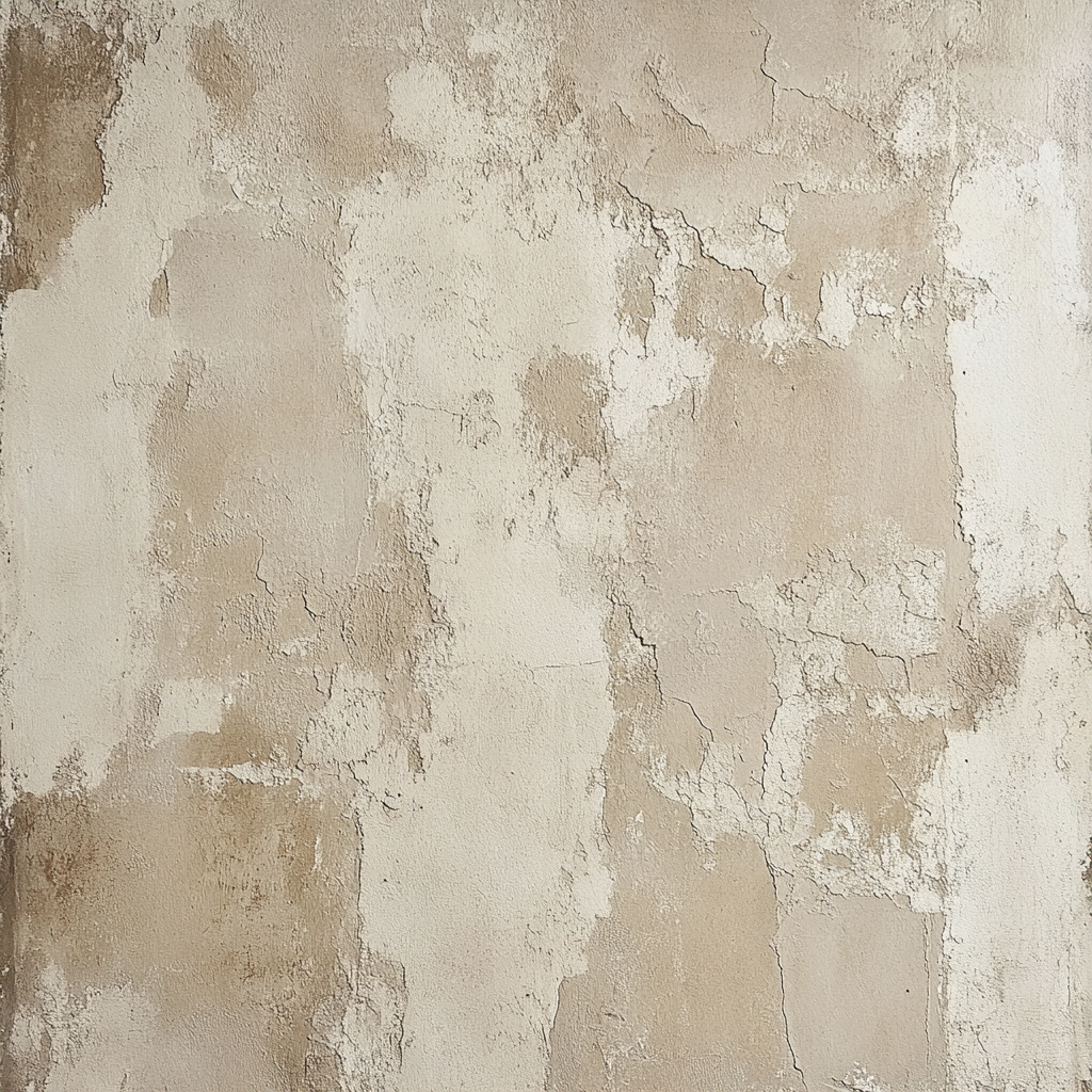 Warm Beige Textured Wall with Vintage Distressed Look