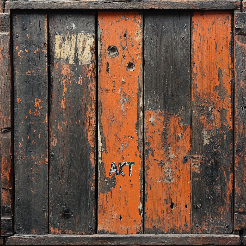 Weathered wooden crate sans text, rustic and warm tones.