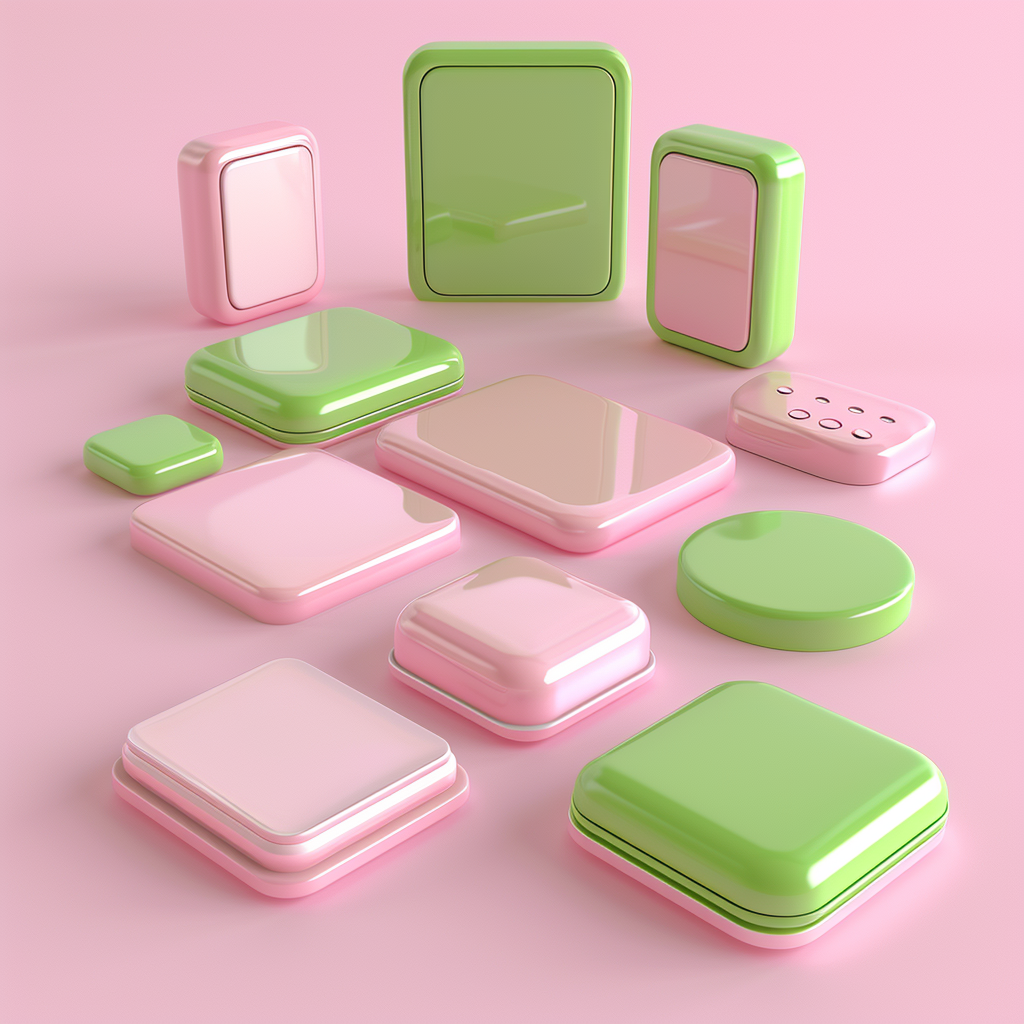 Pink and Green Web Design Tools