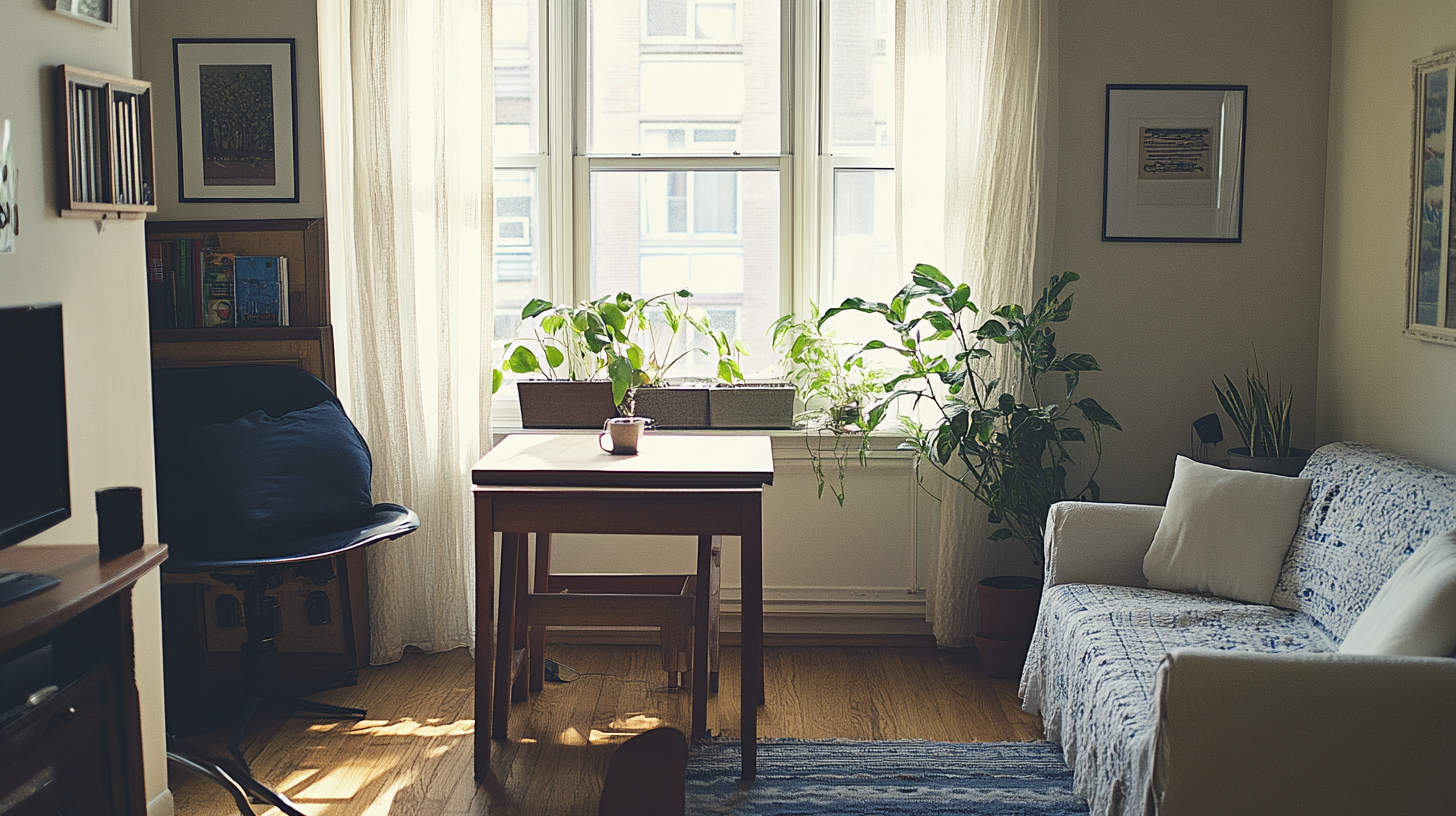 Well-Organized Small Apartment with Clever storage Solutions