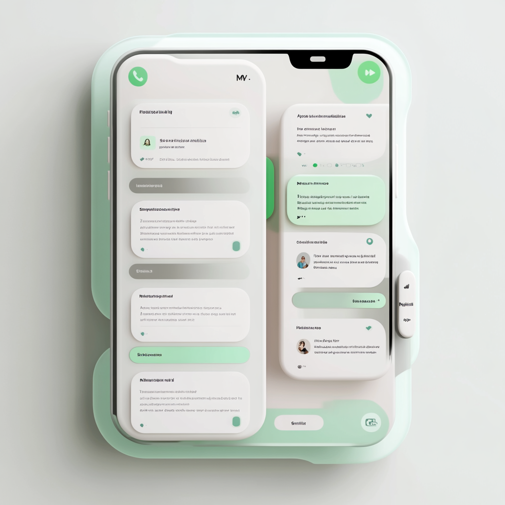 WhatsApp-style chat page with clean, minimalistic design.