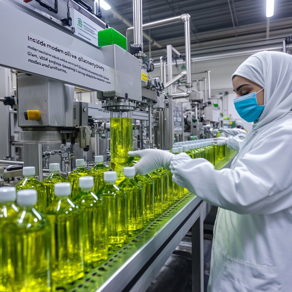 Workers in Gilan Olive Oil Factory, 2024