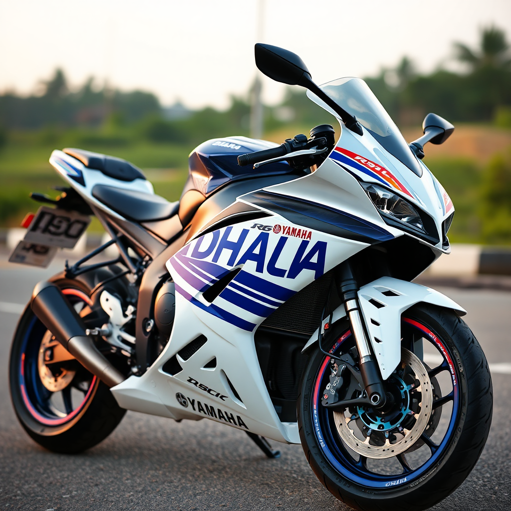 Yamaha R6 Moto Deportiva con DHALIA