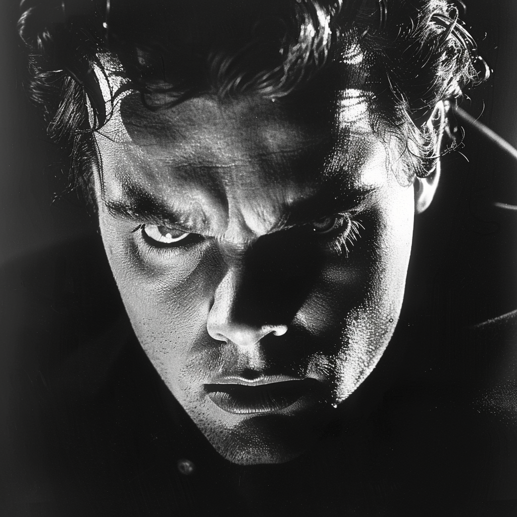 Young Orson Welles in The Shadow radio show.