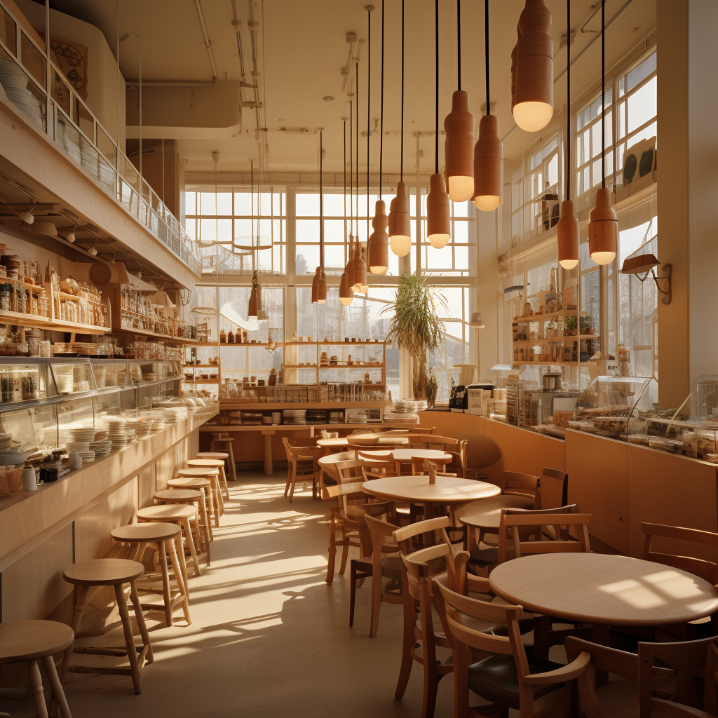 Aalto House Interior Bakery Cafe