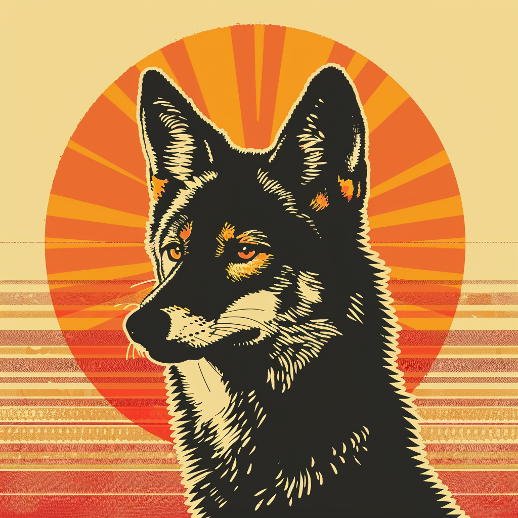 Coyote Artwork 1970s Draplin Style