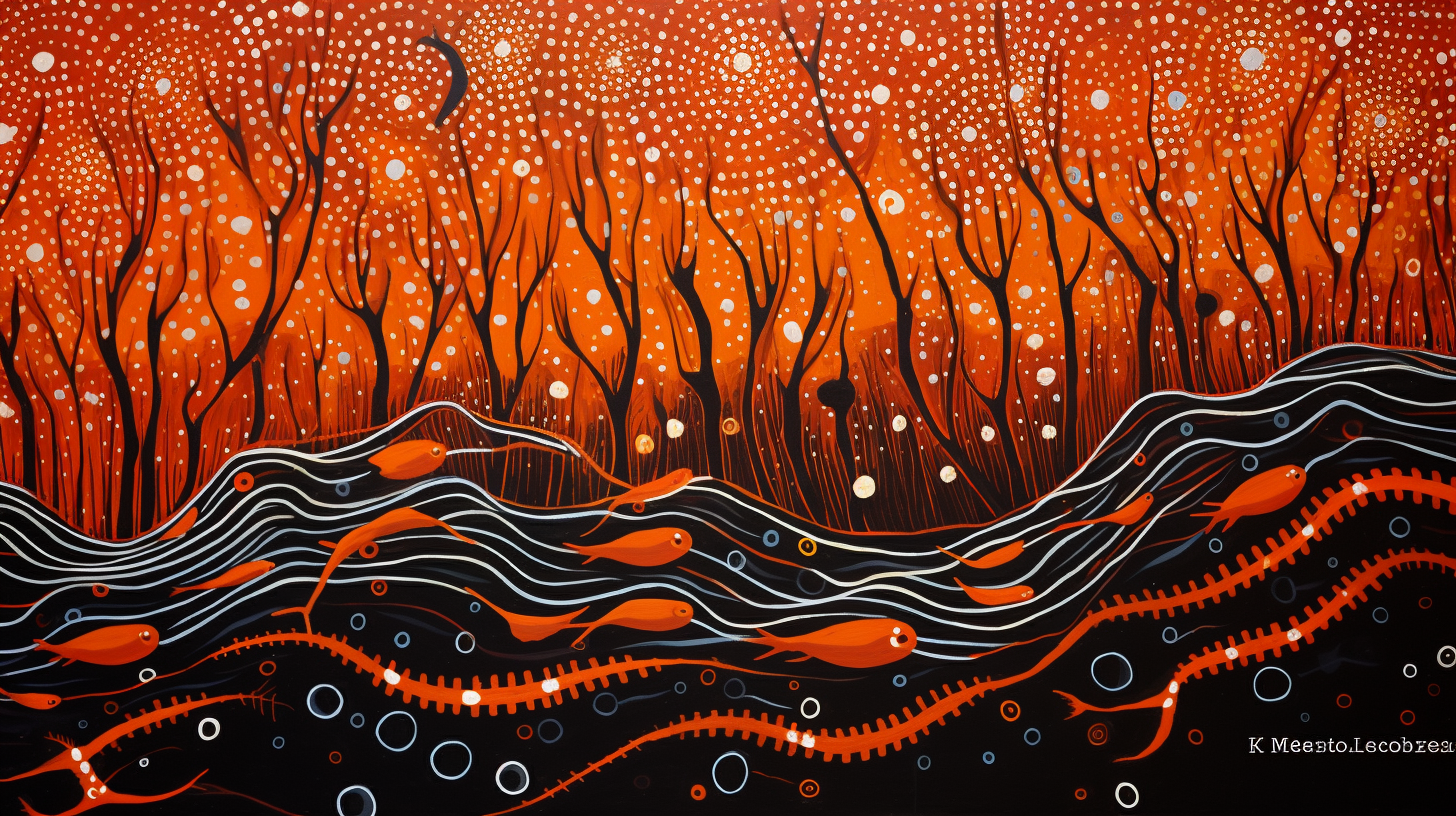 Aboriginal contemporary art painting