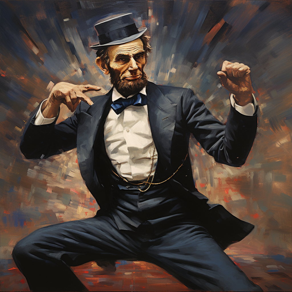 Abraham Lincoln Dabbing Image