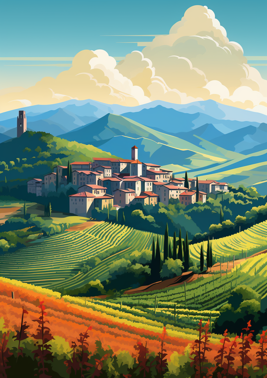 Beautiful vector art of Abruzzo